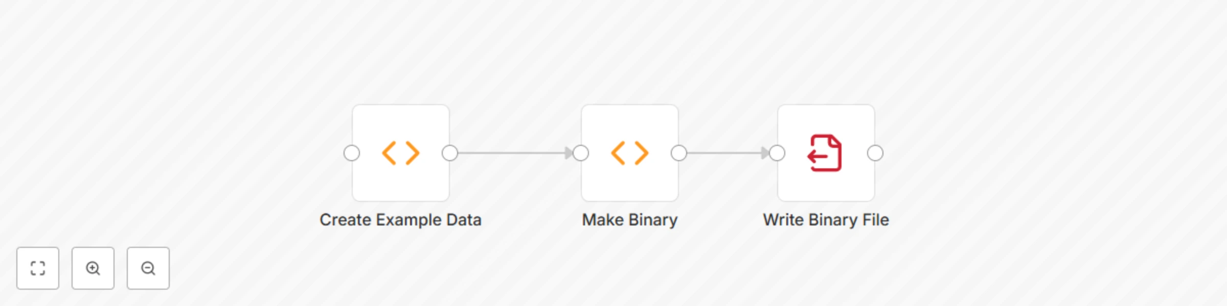 Workflow preview: Write JSON to disk (binary)