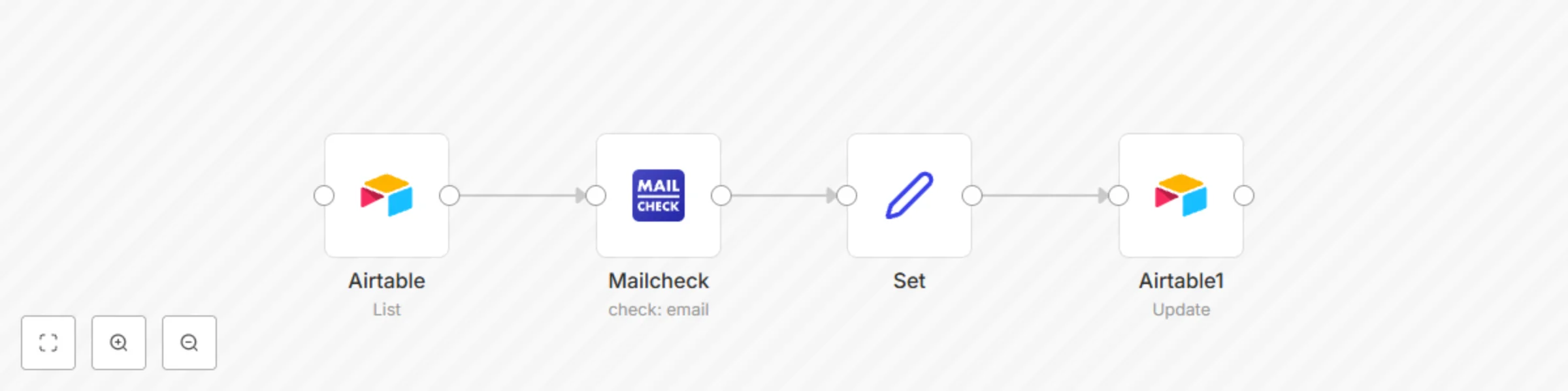 Validate emails in a table using Mailcheck preview