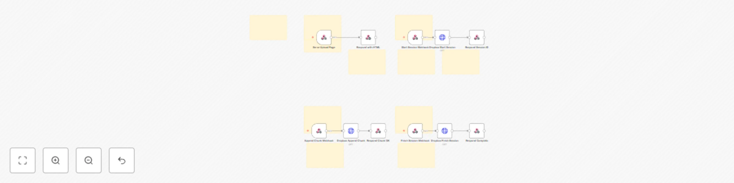 Workflow preview: Upload large files to Dropbox with chunking & web UI progress tracking