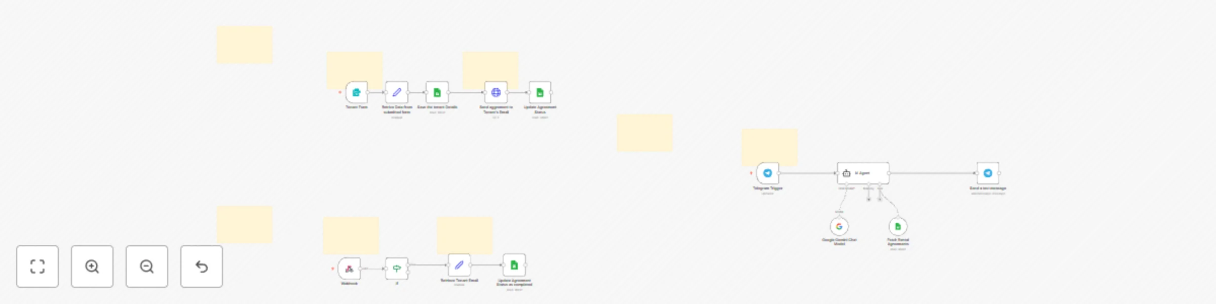 Workflow preview: Automate rental agreements with BoldSign, Google Sheets & Gemini AI