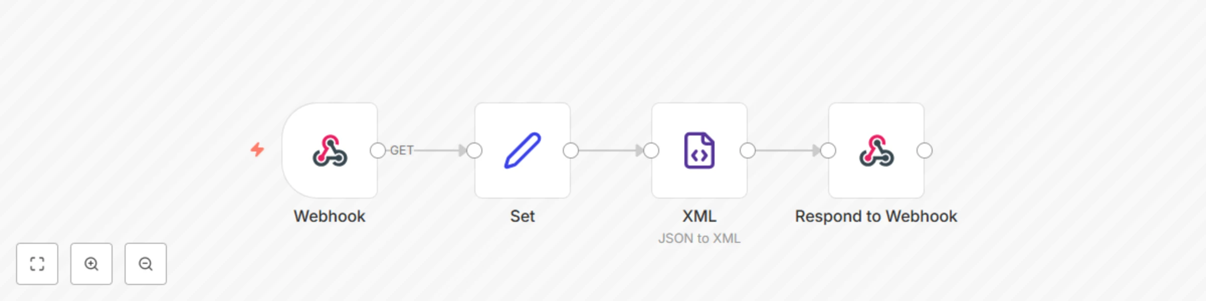 Workflow preview: Webhook returning XML