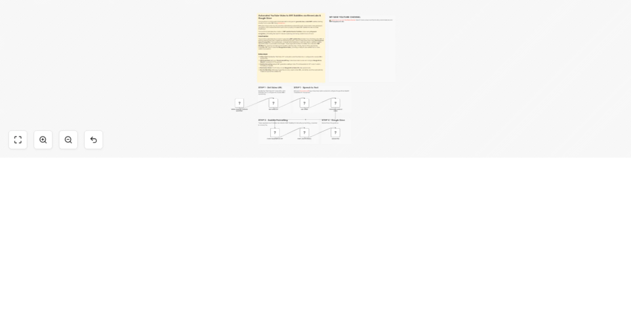 Workflow preview: Create AI YouTube SRT subtitles 📢 with ElevenLabs 🎧 and Google Drive