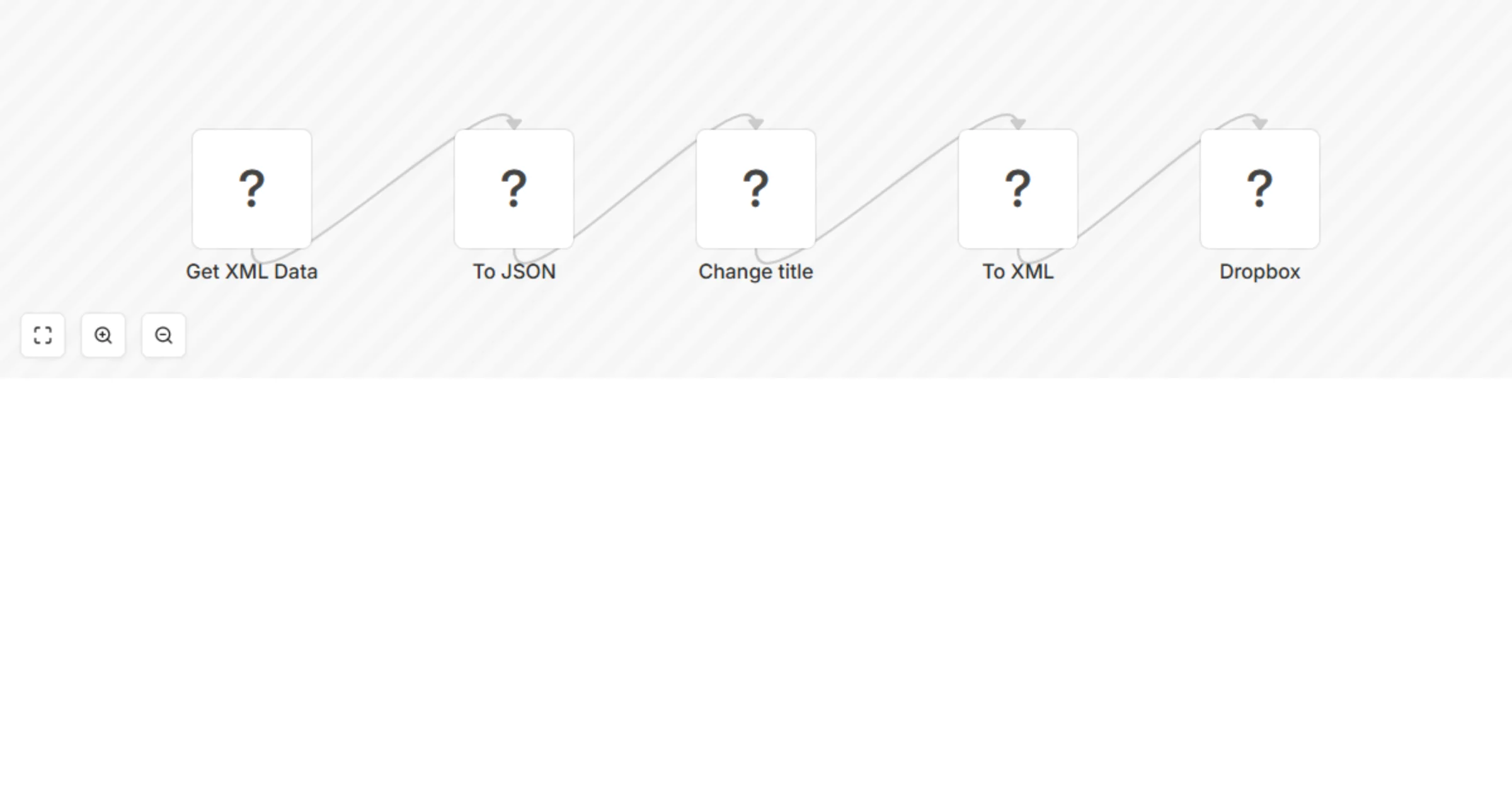 Transform XML data and upload to Dropbox preview