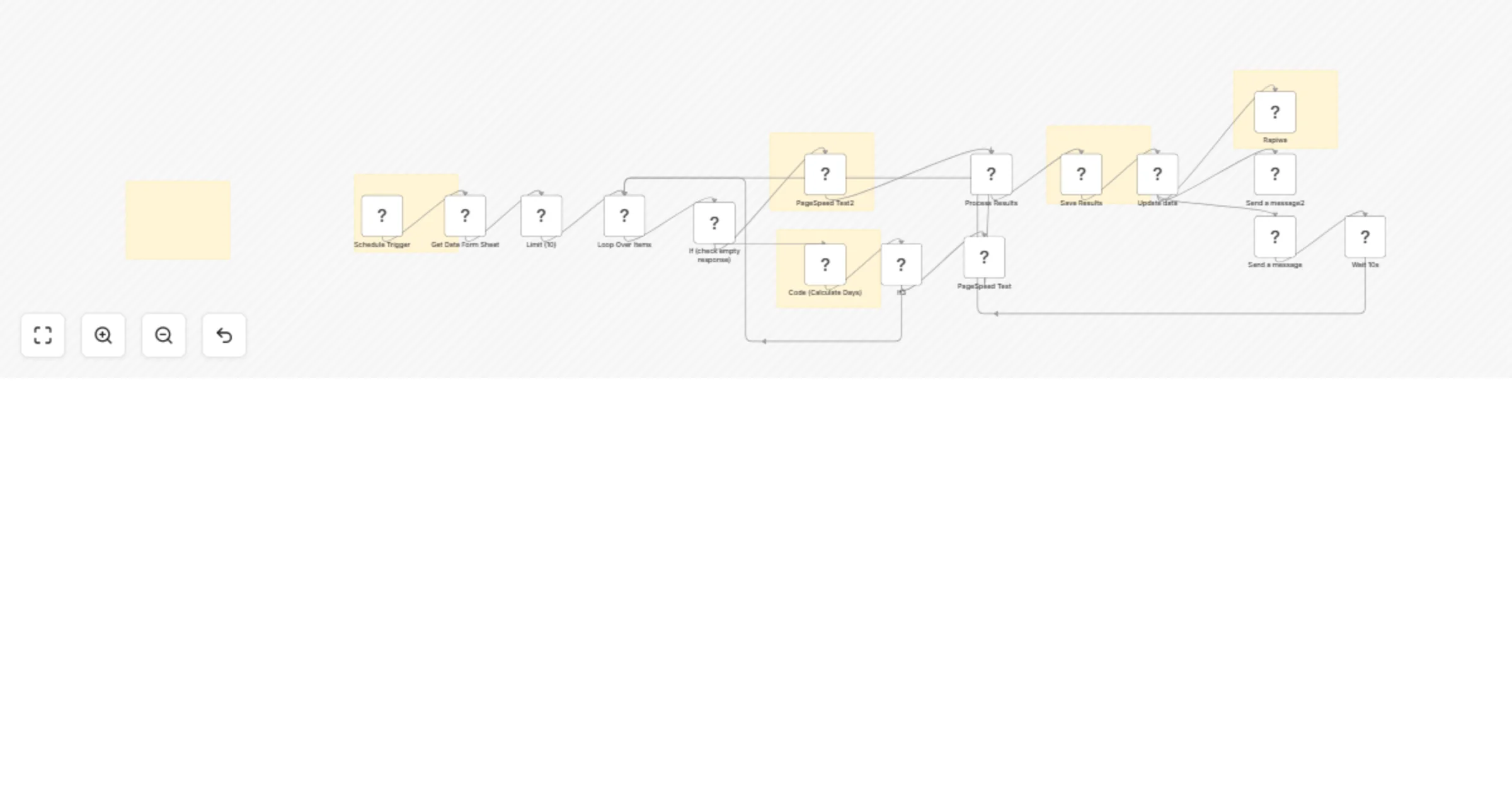 Workflow preview: Automated Website Monitoring & Performance Checks with Alerting System