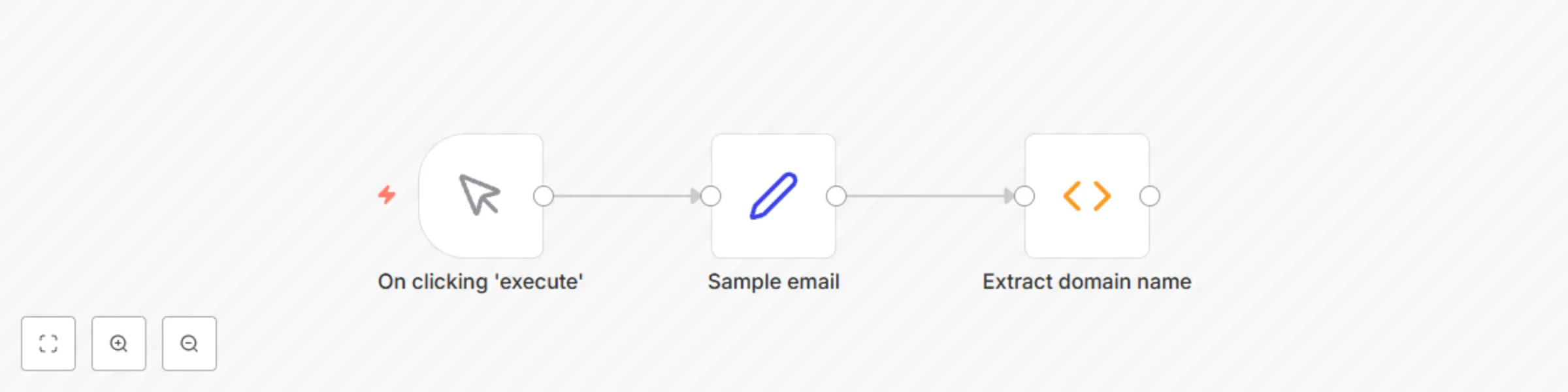 Workflow preview: Extract URL from an email address