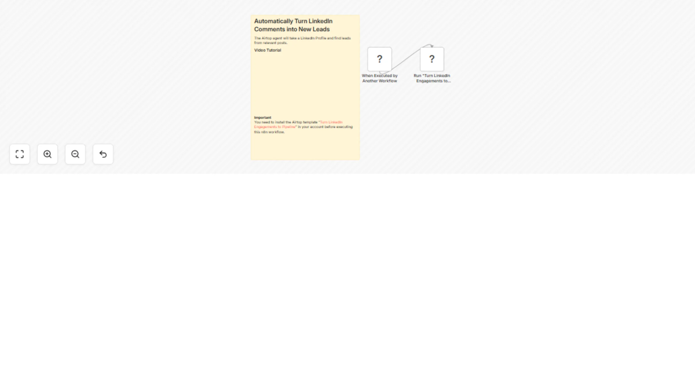 Workflow preview: Find leads from LinkedIn posts using Airtop agents