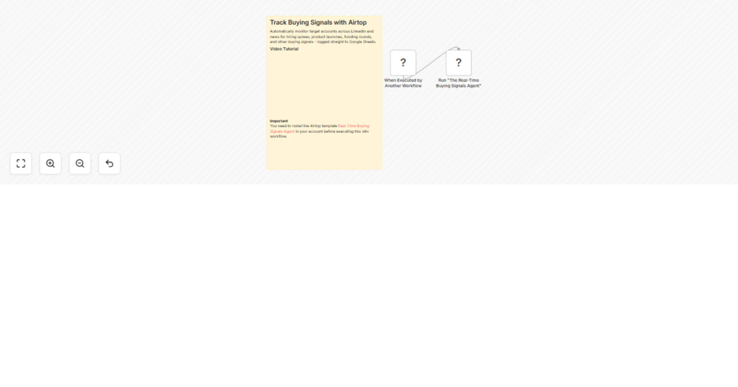 Workflow preview: Track buying signals with Airtop and log them to Google Sheets