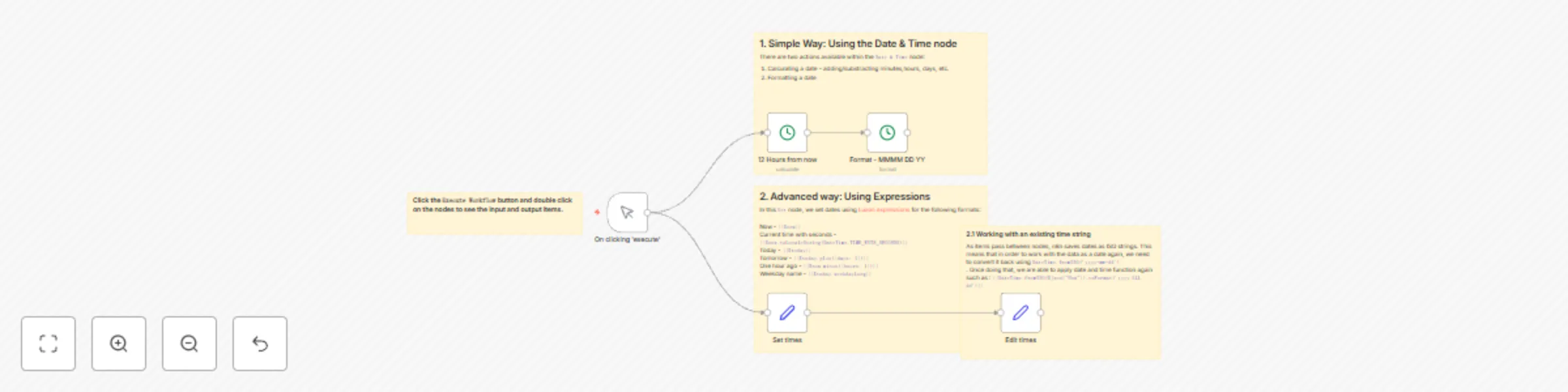Workflow preview: Working with dates and times