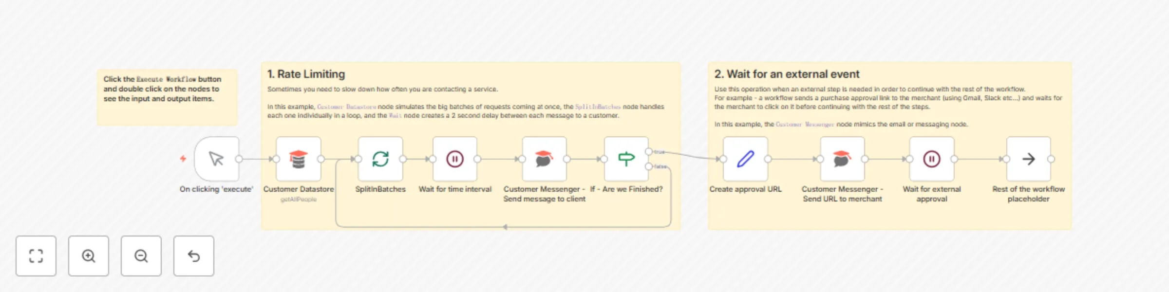 Workflow preview: Rate limiting and waiting for external events