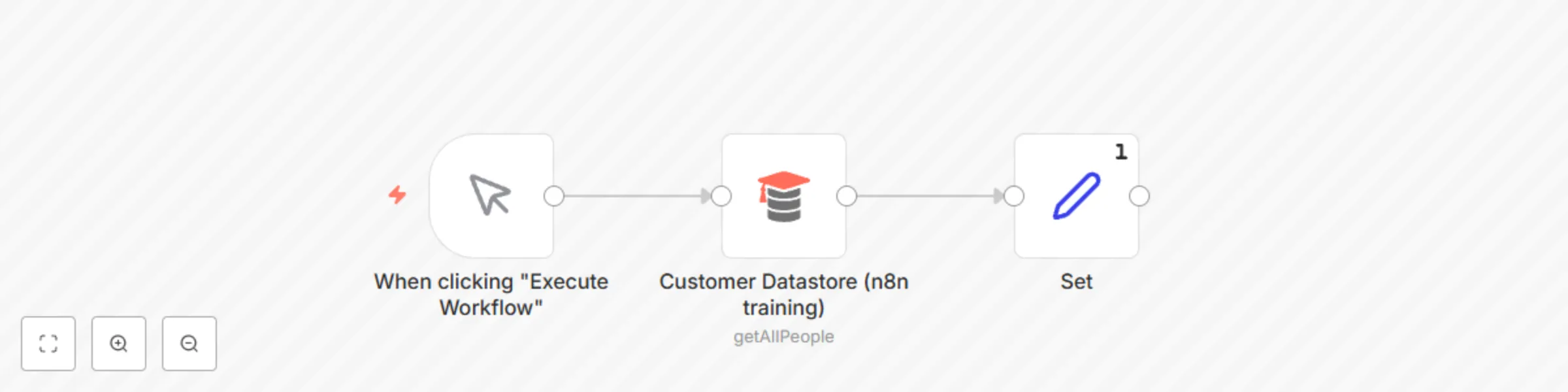 Workflow preview: Count the items returned by a node