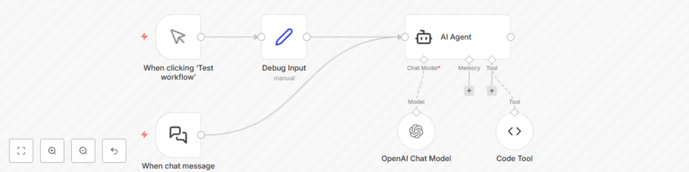 AI: conversational agent with custom tool written in JavaScript preview