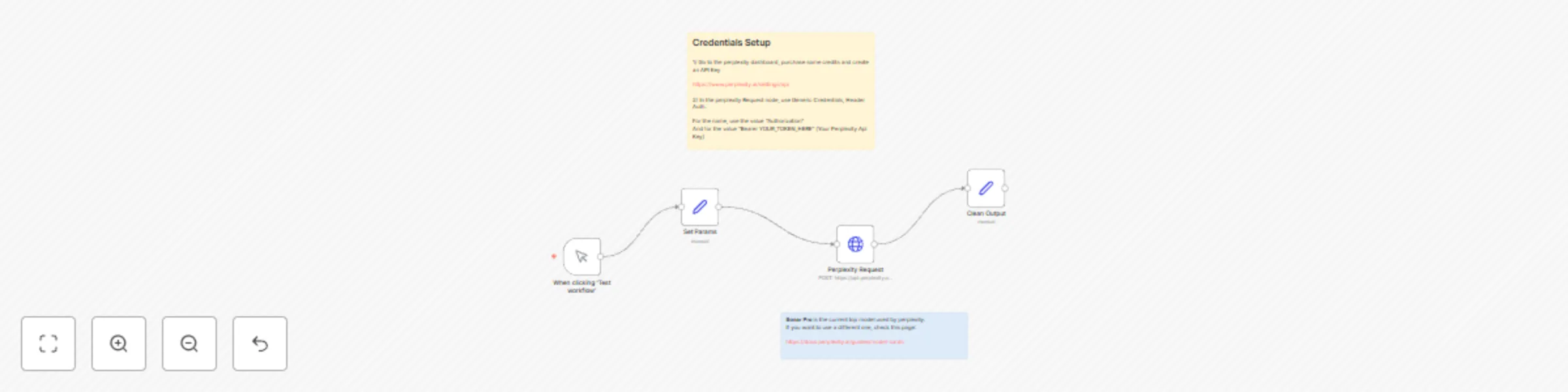 Workflow preview: Query Perplexity AI from your n8n workflows