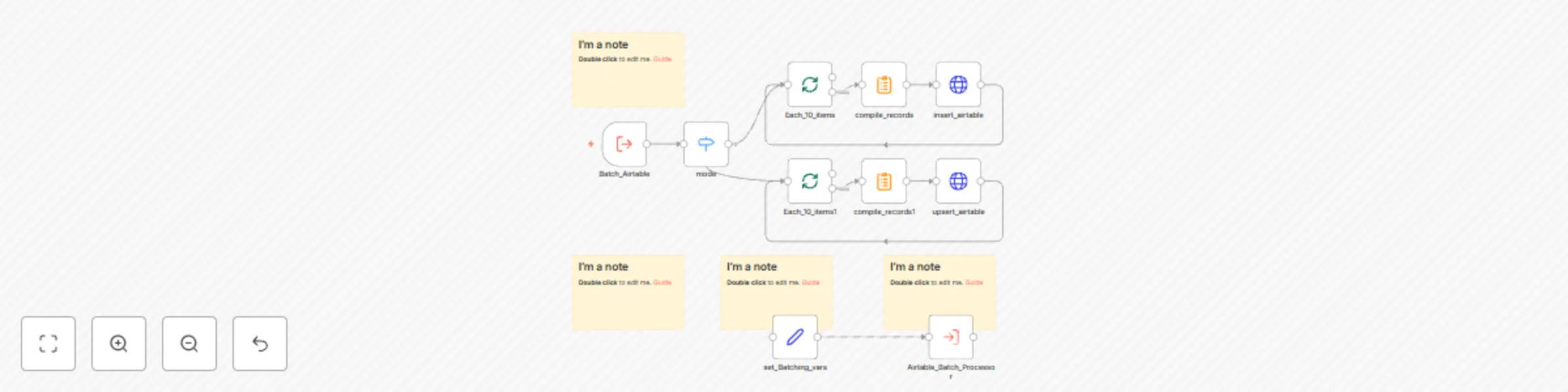 Workflow preview: Batch Airtable requests to send data 9x faster