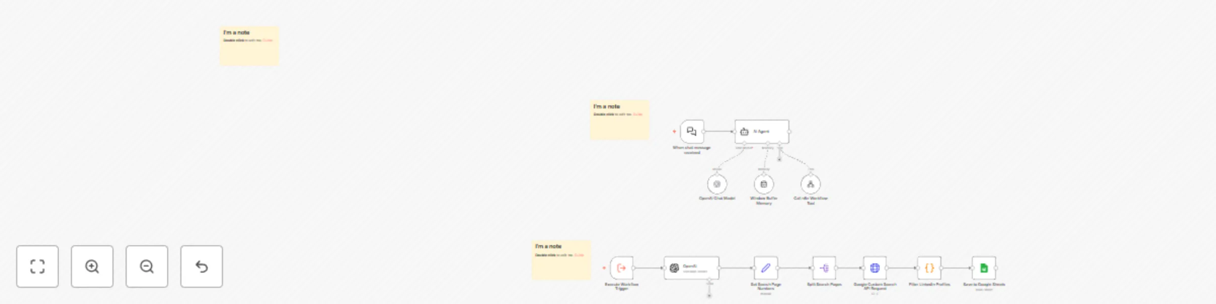 Workflow preview: AI agent: Find the right LinkedIn profiles in seconds