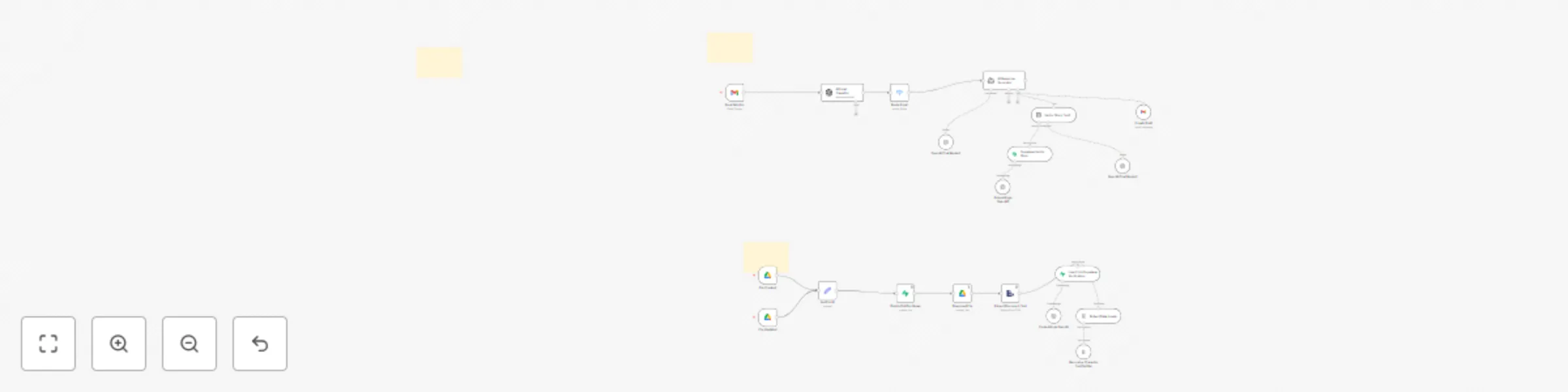Workflow preview: Smart email assistant: automate customer support with AI & Supabase