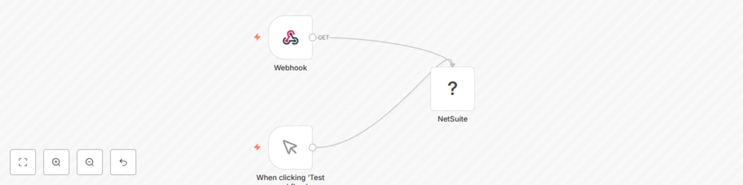 Workflow preview: Dynamically run SuiteQL queries in NetSuite via HTTP webhook in n8n