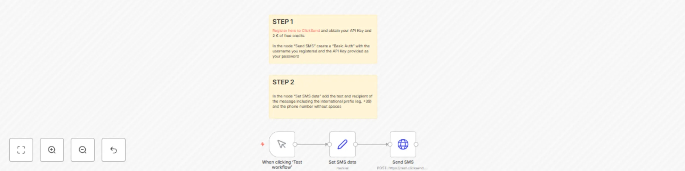 Send SMS via ClickSend API worldwide without a phone number preview