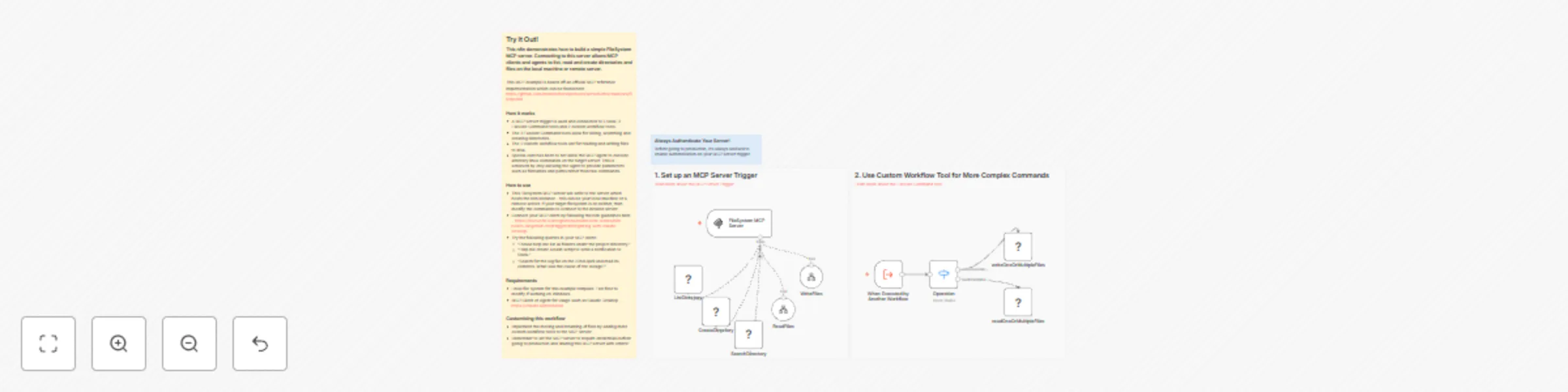 Workflow preview: Build your own FileSystem MCP server