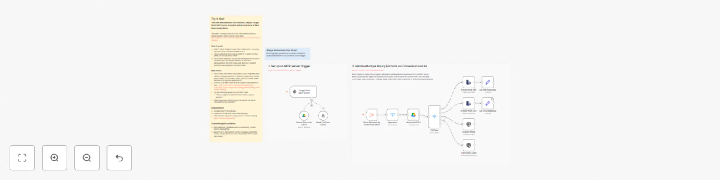 Workflow preview: Build your own Google Drive MCP server