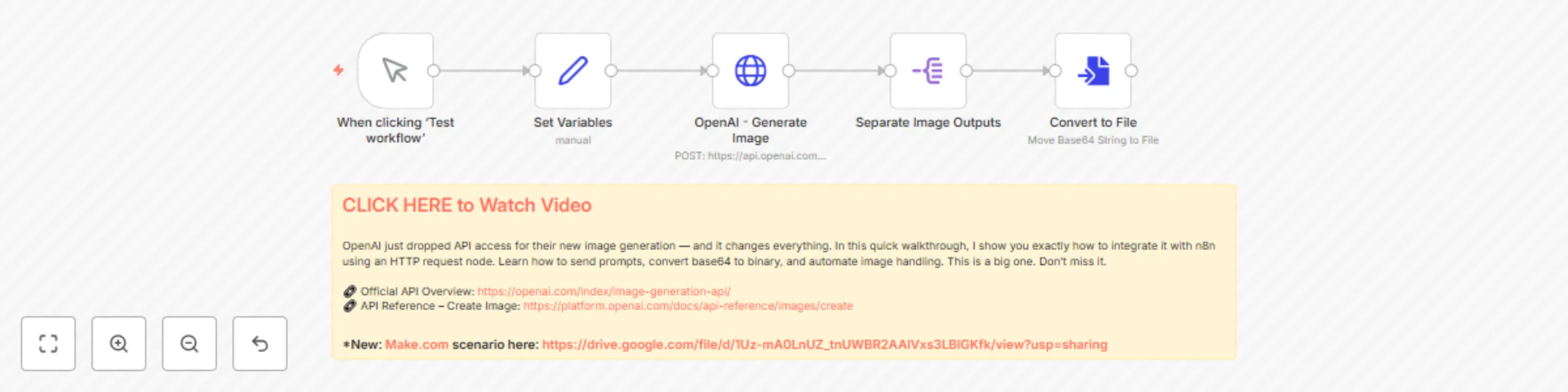 Workflow preview: Generate custom AI images with OpenAI GPT-Image-1 model