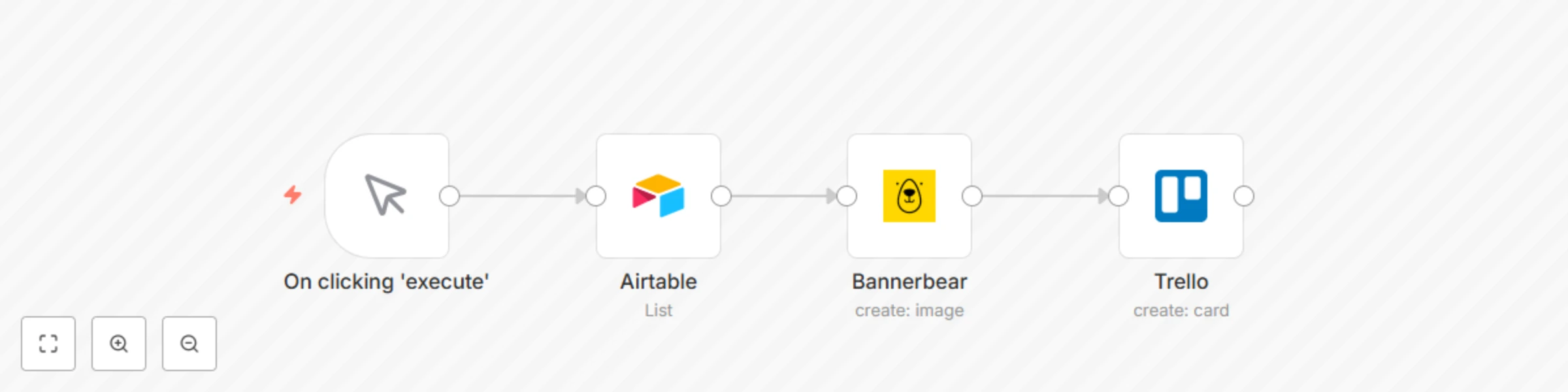 Workflow preview: Send Airtable data as tasks to Trello
