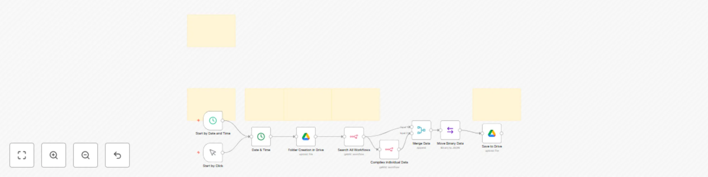 Workflow preview: 💾 Backup automation for n8n workflows to Google Drive (daily or manual)