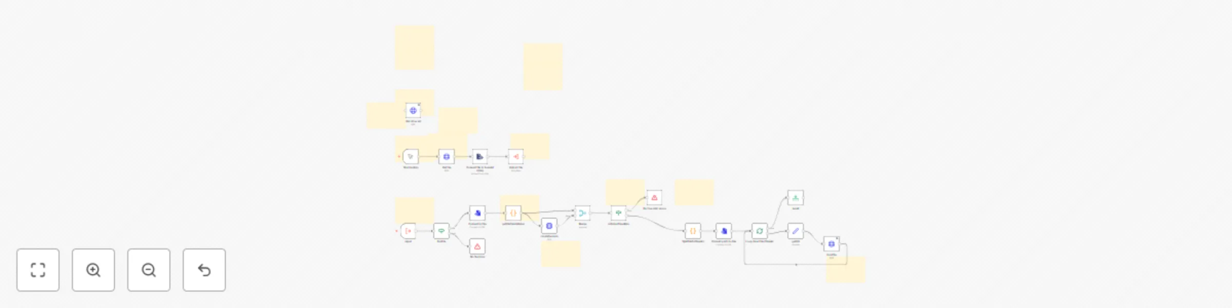 Workflow preview: Upload large files to Kommo/AmoCRM with automatic file chunking