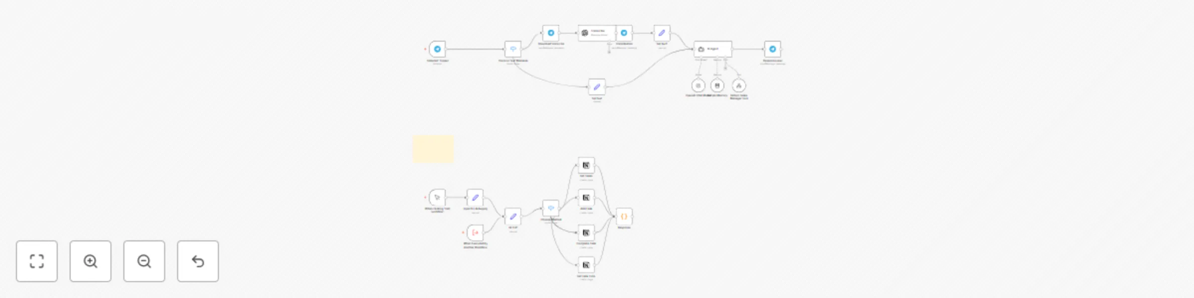 Workflow preview: AI-powered Telegram task assistant with Notion integration