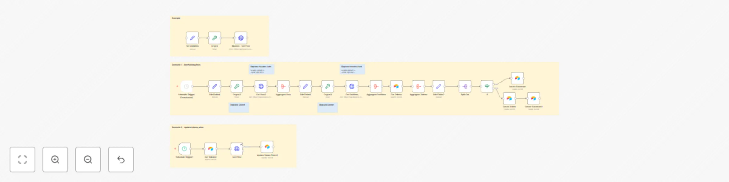 Workflow preview: Automate cryptocurrency funding fee tracking with Binance API and Airtable