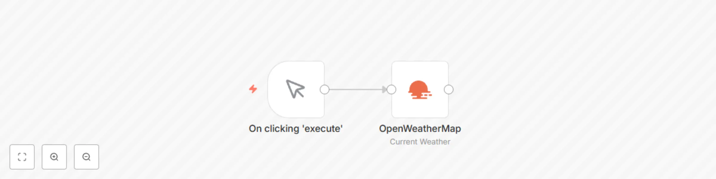 Workflow preview: Get the current weather data for a city