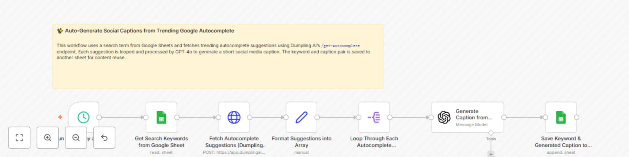 Generate captions from autocomplete ideas using Dumpling AI + GPT-4o preview