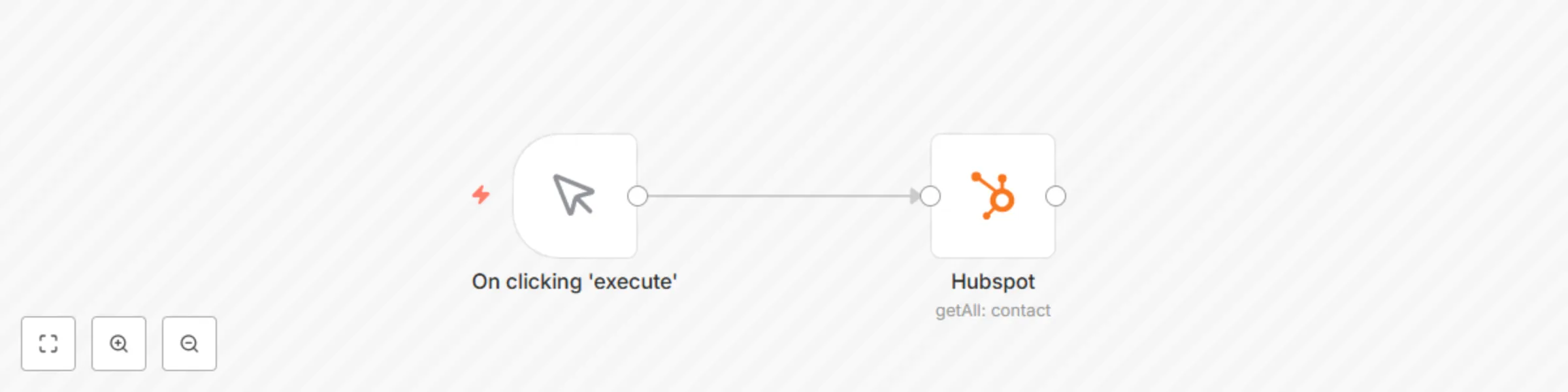 Workflow preview: Get all contacts of HubSpot account