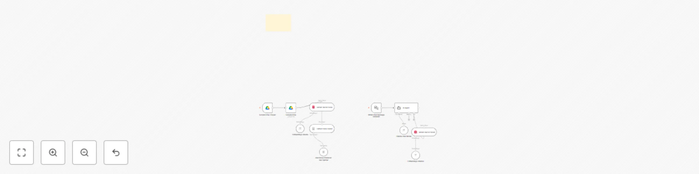 Workflow preview: Build a document-based AI chatbot with Google Drive, Llama 3, and Qdrant RAG