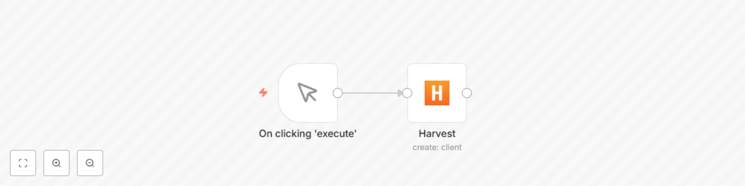 Workflow preview: Create a client in Harvest