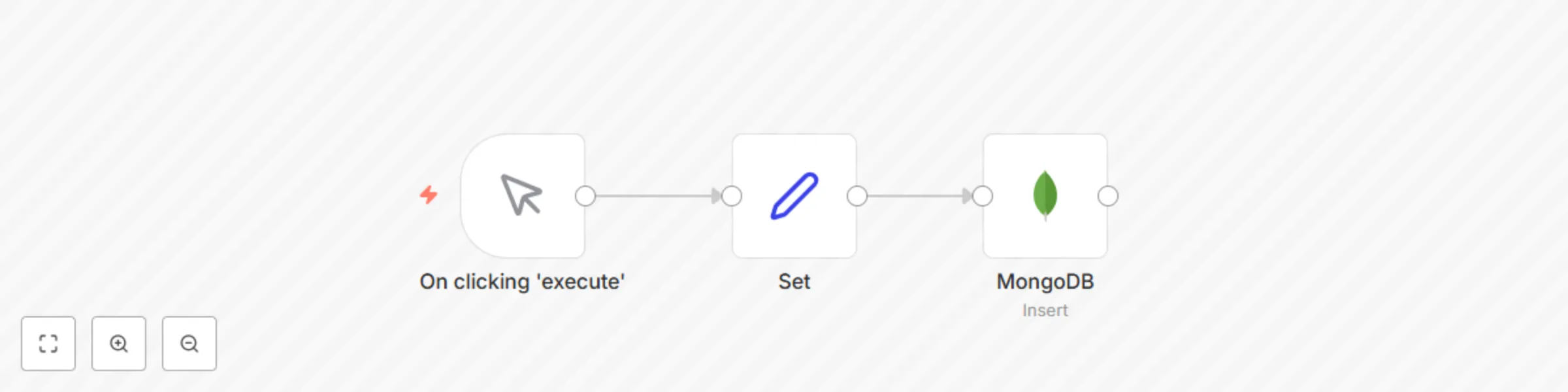 Insert a document in MongoDB preview