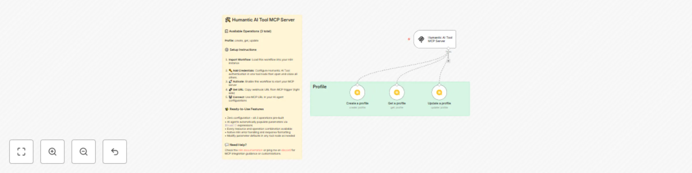 Get, create, upadte profiles 🛠️ Humantic AI tool MCP server preview