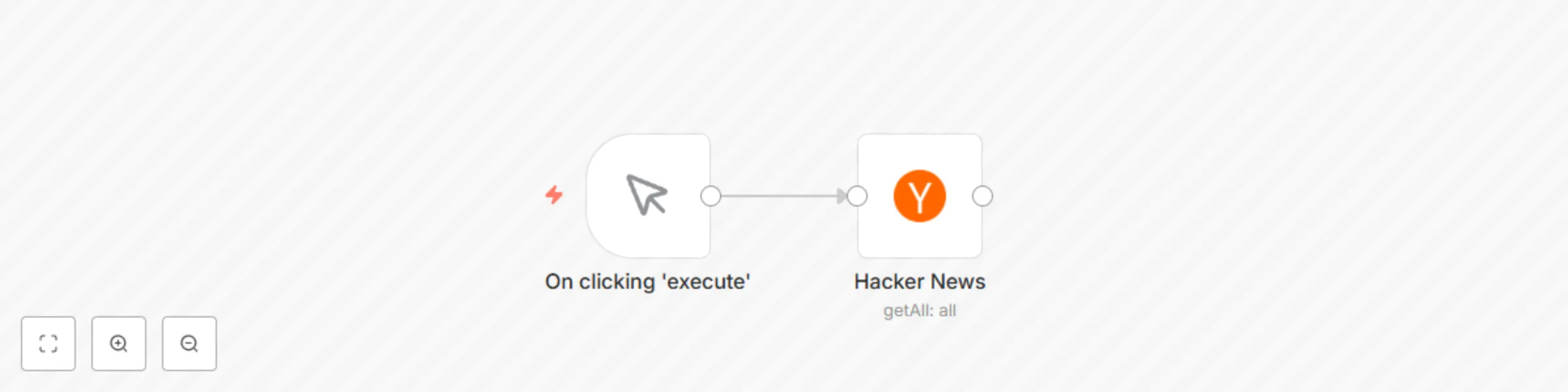 Workflow preview: Get articles from Hacker News