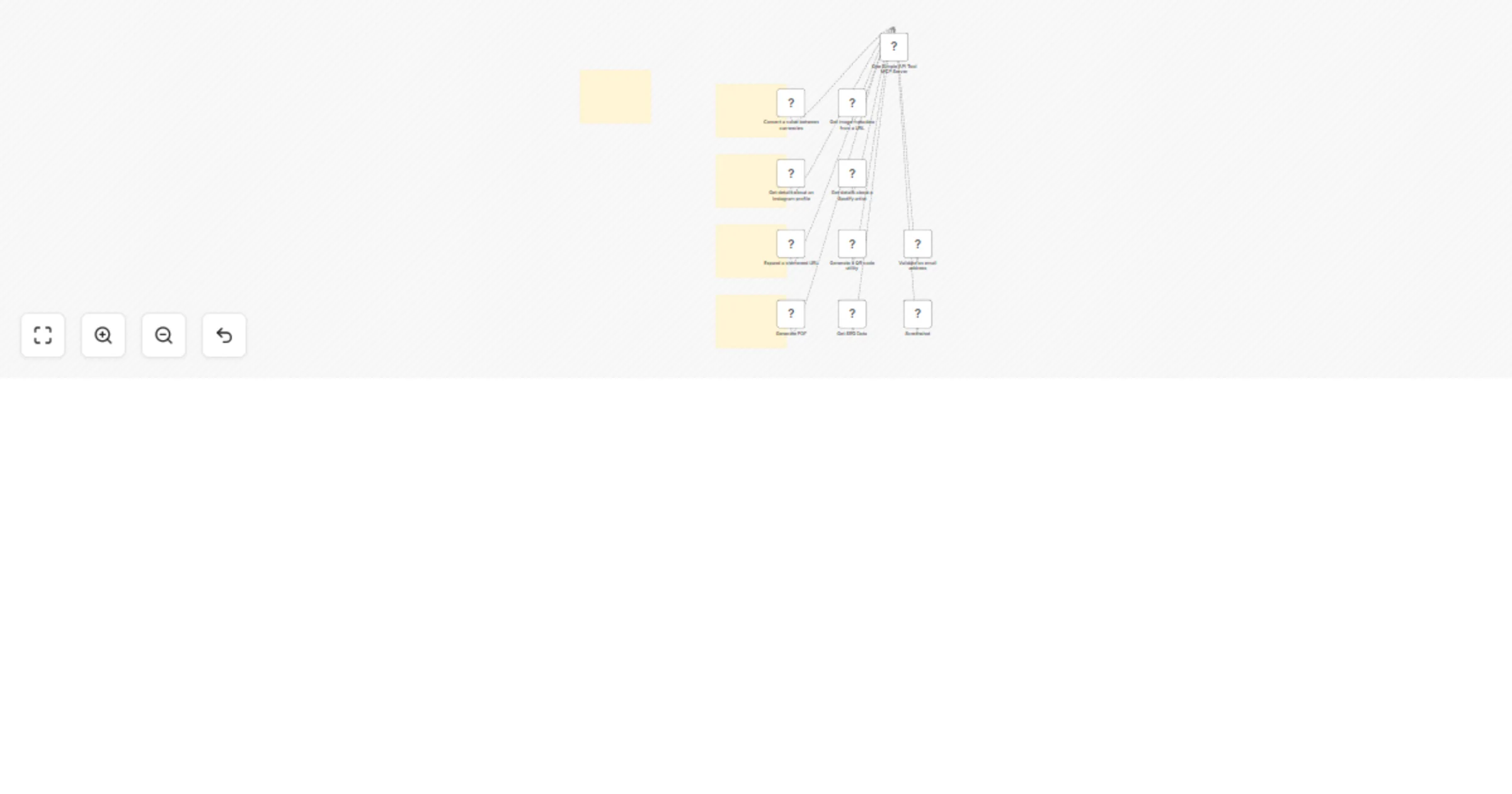 Workflow preview: 🛠️ One simple API tool MCP server 💪 all 10 operations