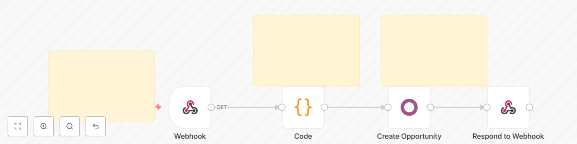 Workflow preview: Capture and structure web form leads for Odoo CRM (v15-v18 compatible)