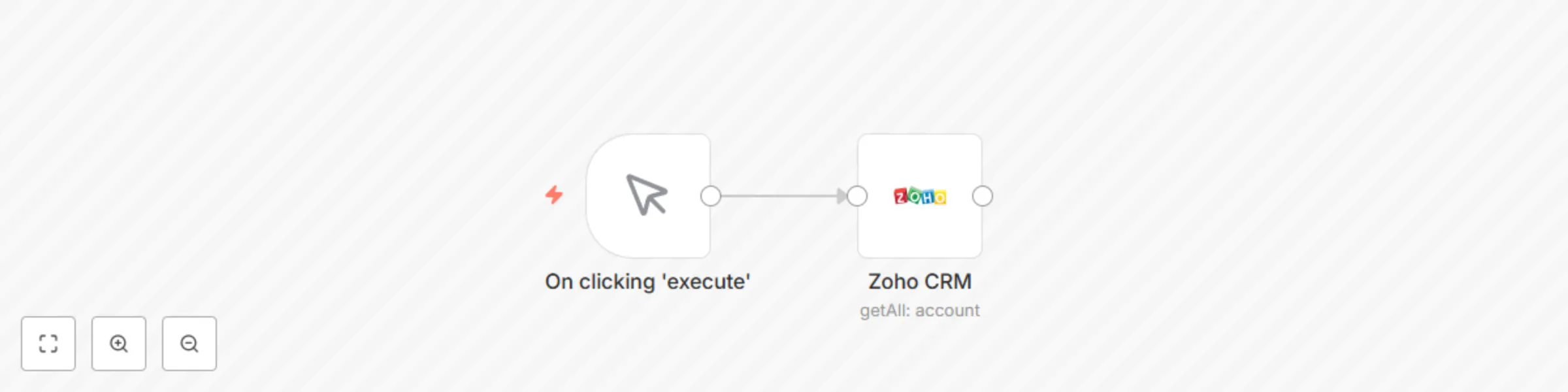 Workflow preview: Get all leads from Zoho CRM