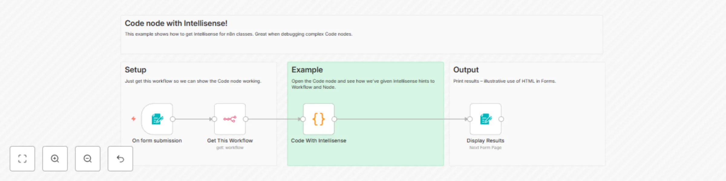 Workflow preview: Add TypeScript Intellisense support to code nodes with JSDoc