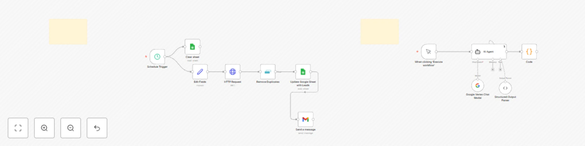 Workflow preview: Automated stale user re-engagement system with Supabase, Google Sheets & Gmail