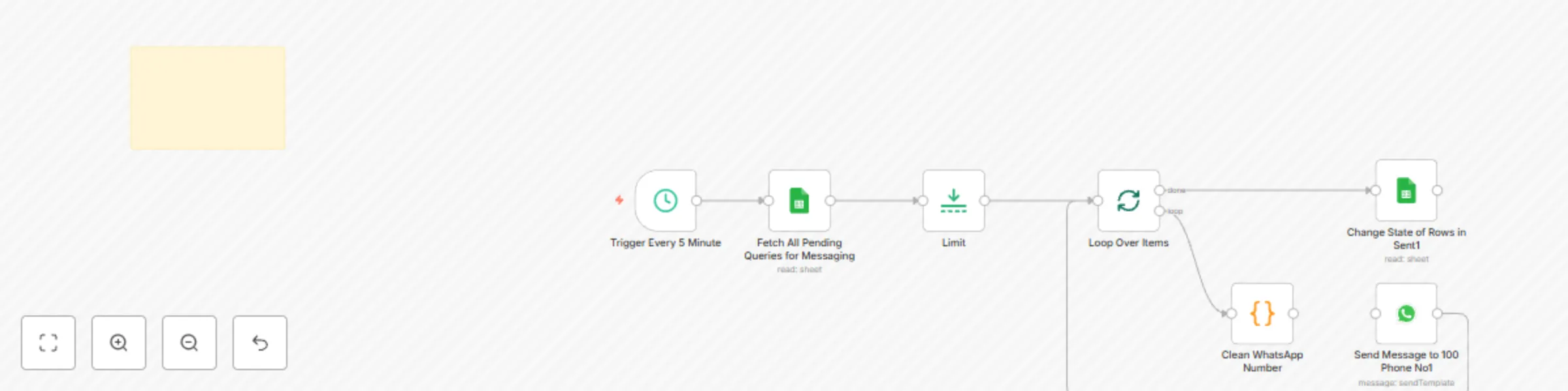 Send WhatsApp bulk messages from Google Sheets preview