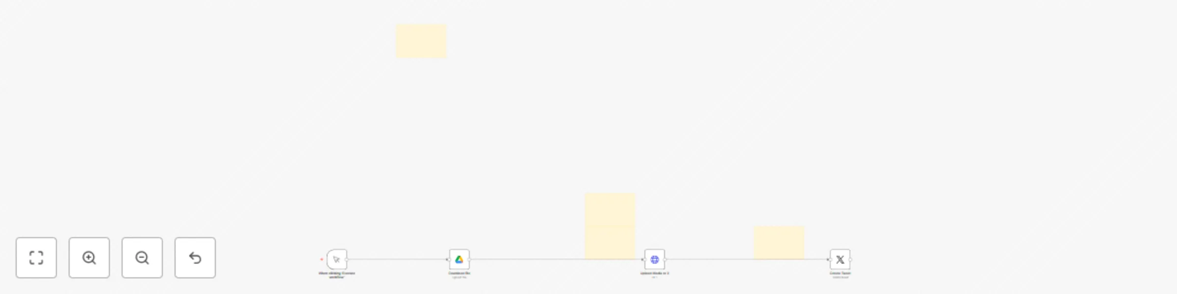 Workflow preview: Upload binary images to X (Twitter) from Google Drive or AI sources