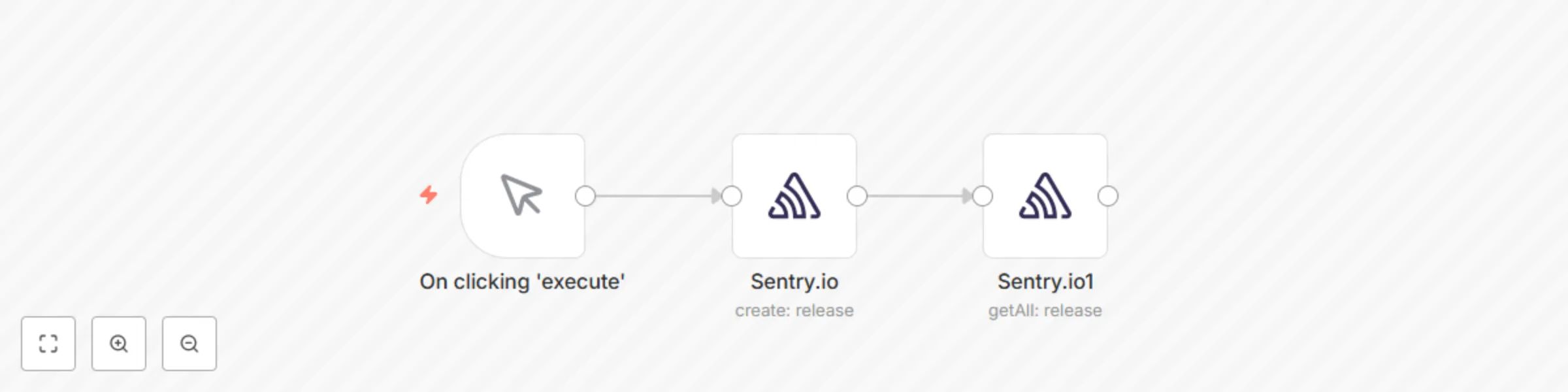 Workflow preview: Get all releases in Sentry