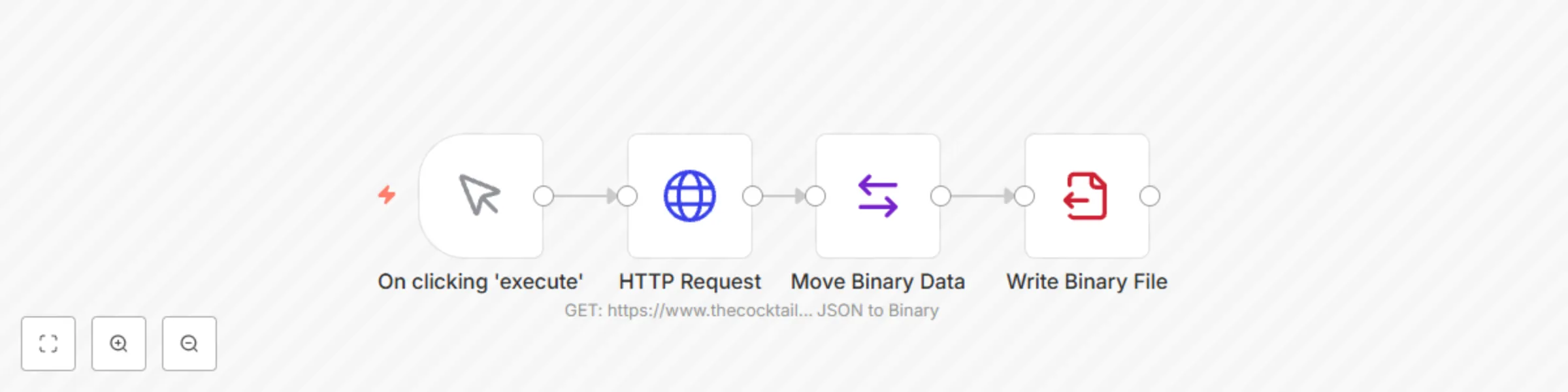 Store data received from webhook in JSON preview