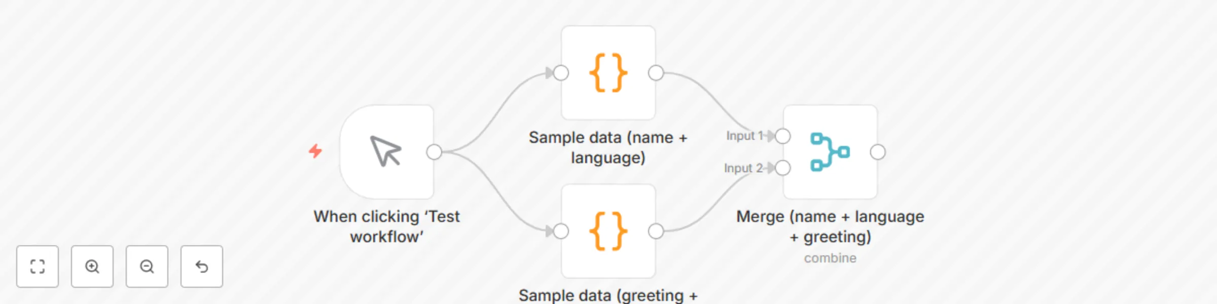 Merge greetings with the users based on the language preview