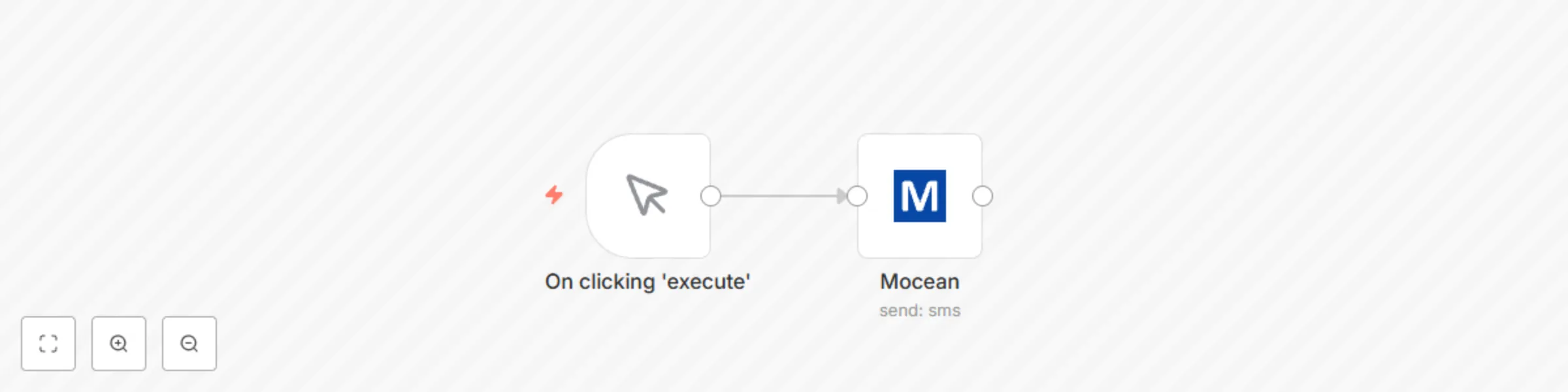 Send an SMS using the Mocean node preview