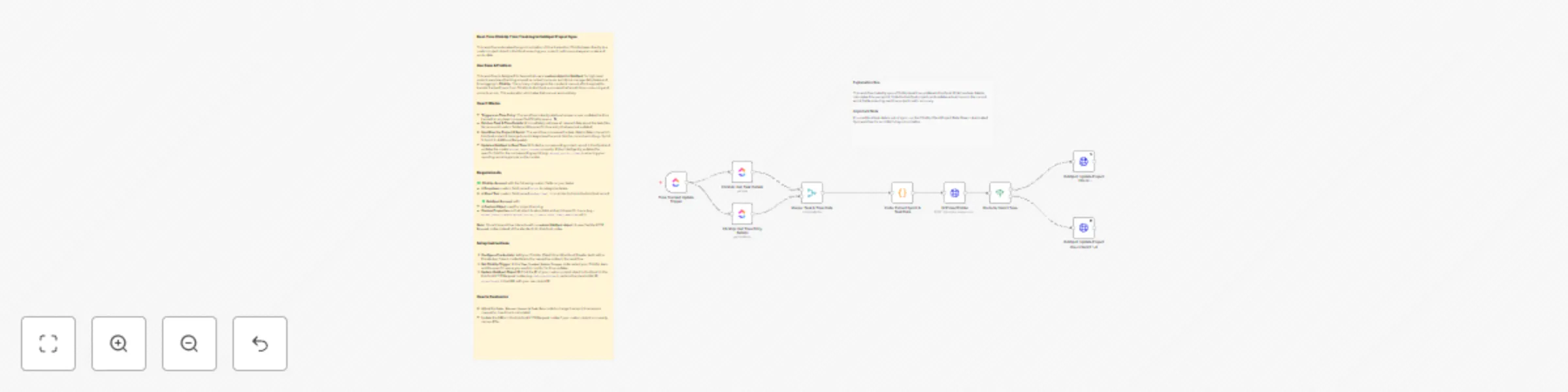 Workflow preview: Real-time ClickUp time tracking to HubSpot project sync