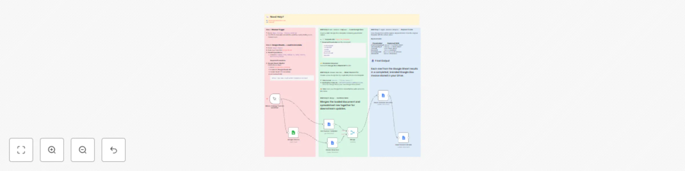 Automated invoice generator from Google Sheets to Google Docs preview